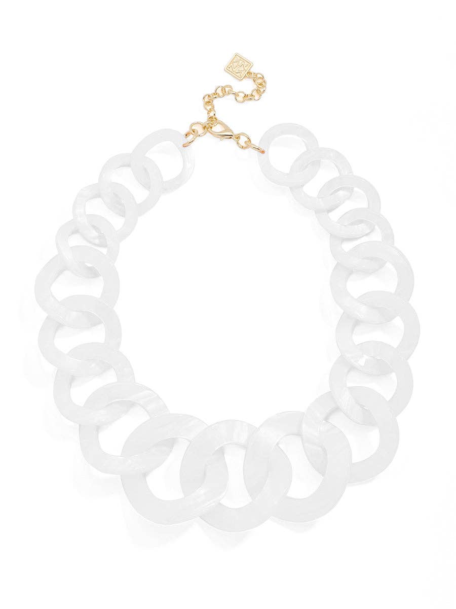 Glistening Link Collar Necklace