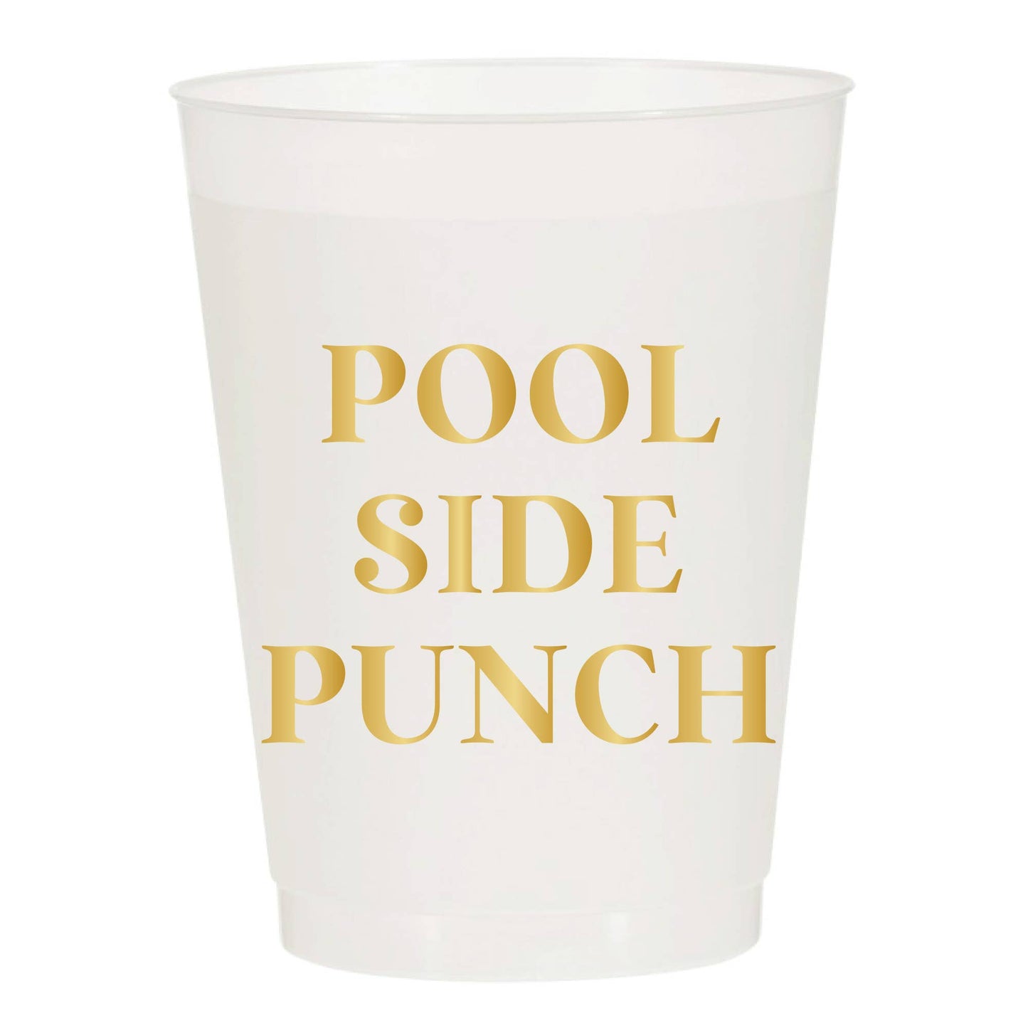 Pool Side Punch Frosted Cups