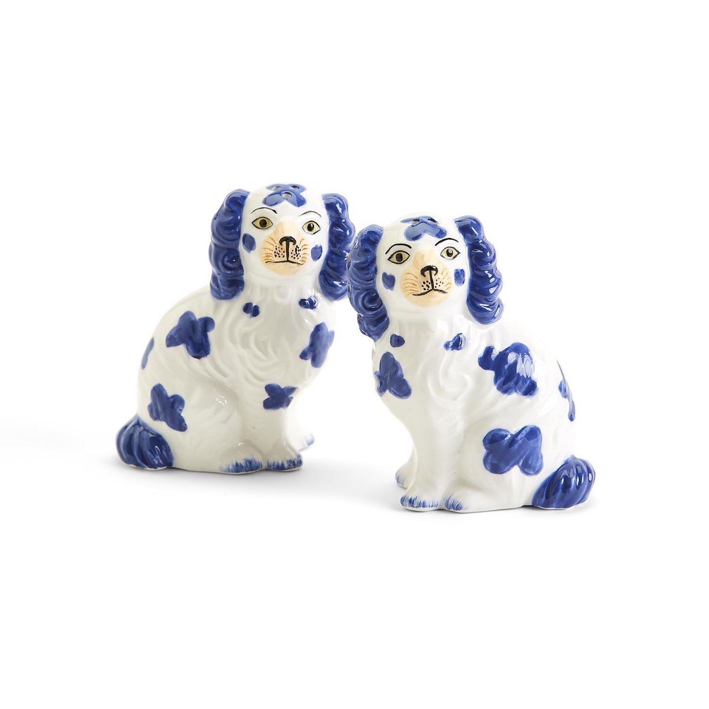 B/W Staffordshire Salt and Pepper