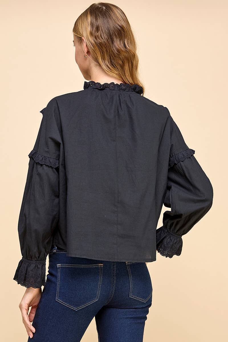Eyelet Lace Blouse