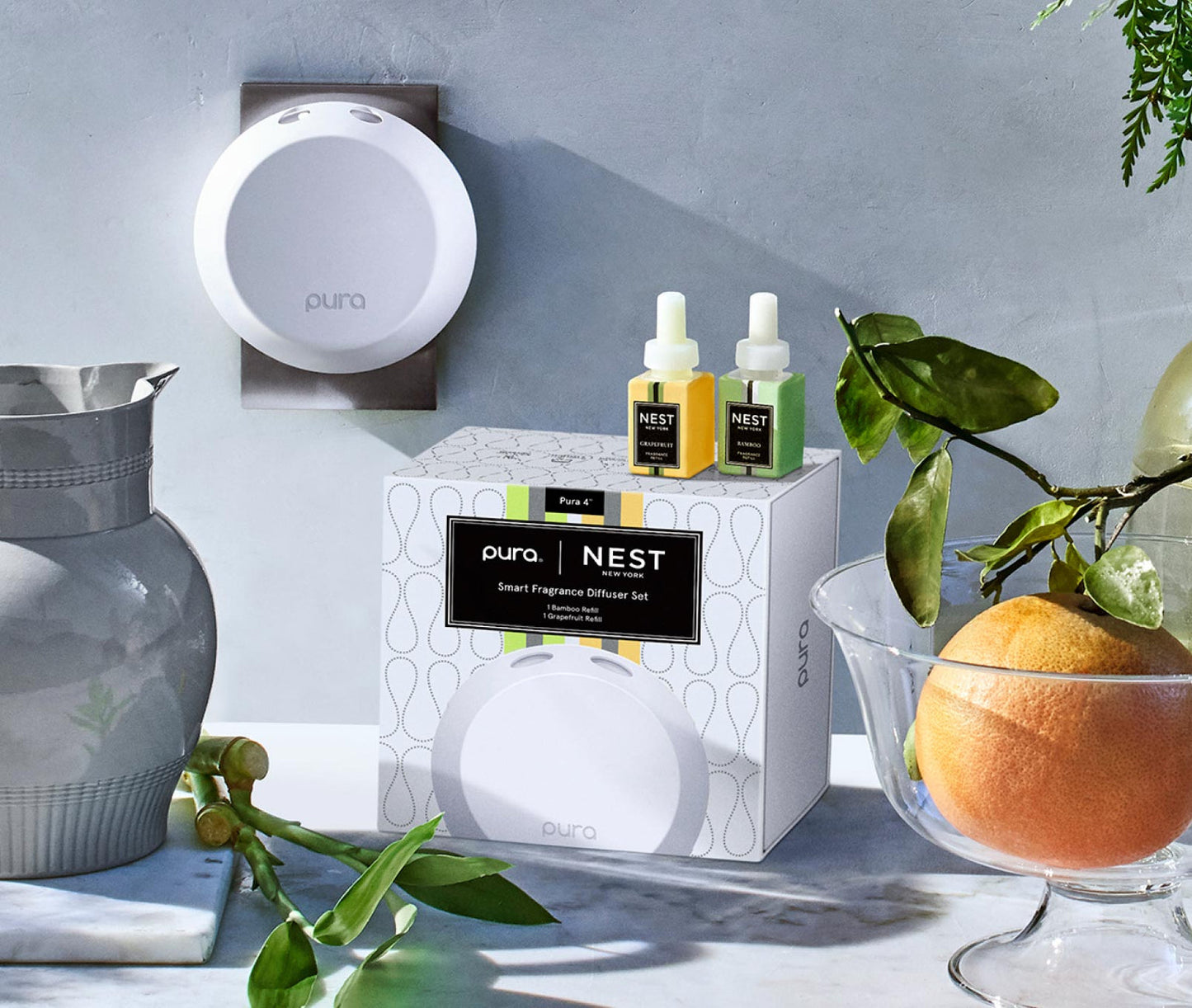 NEST Pura Smart Home Fragrance Diffuser Set