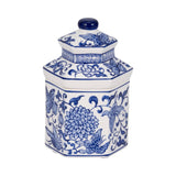 Ceramic Boho Sandalwood Myrrh Candle - Blue, 4 in. 6 oz