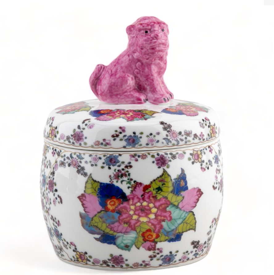 Foo Dog Lidded Jar