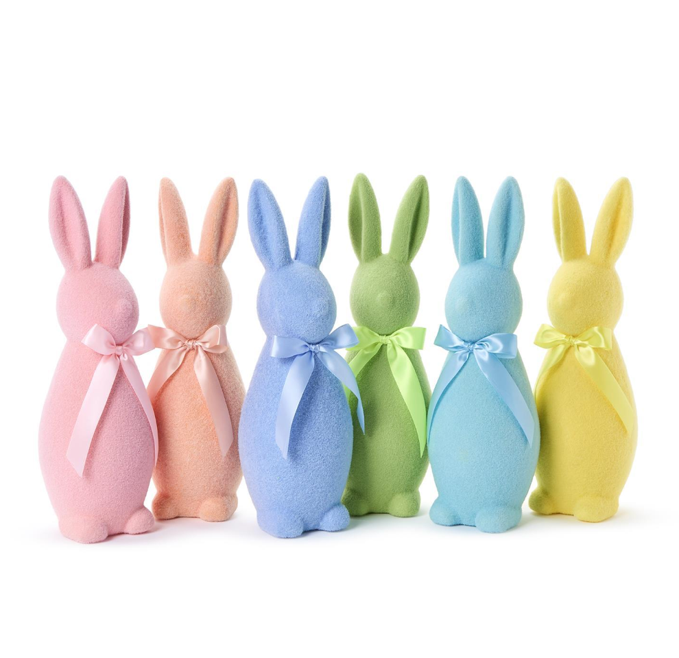 Flocked Bunny 16"