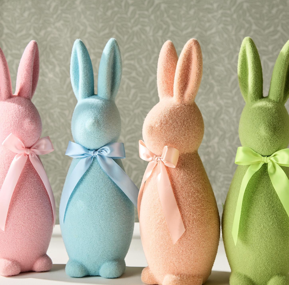 Flocked Bunny 16"