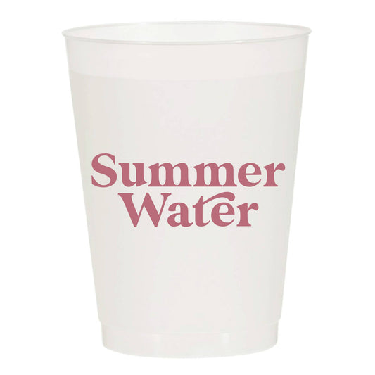 Summer Water Frosted Cups