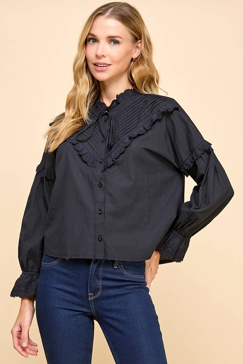 Eyelet Lace Blouse