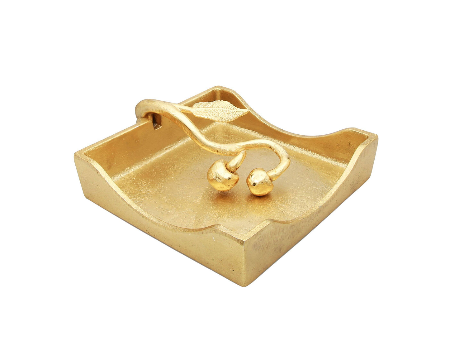 Napkin Holder with Leaf