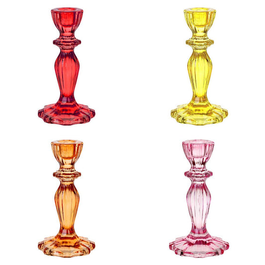 Warm Glass Candle Holder