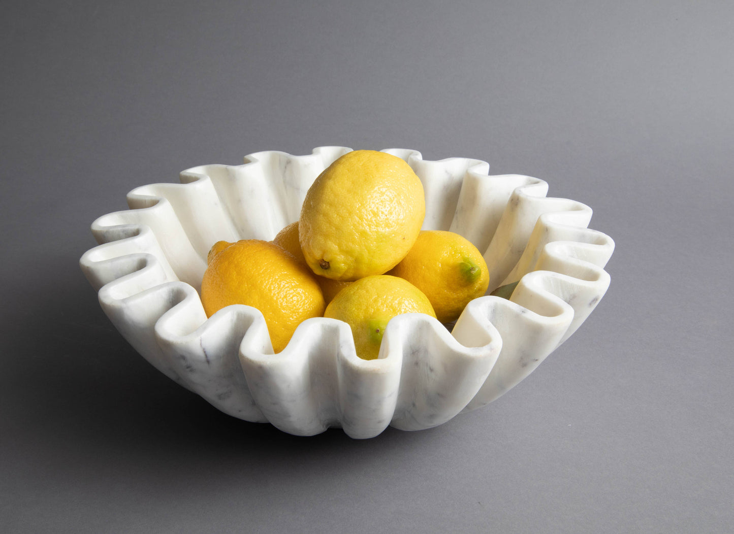 Marble Fine Carved Lotus Bowl