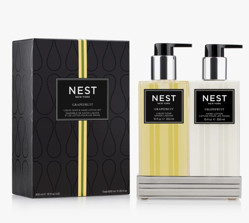 NEST Grapefruit Soap & Lotion Caddy Set