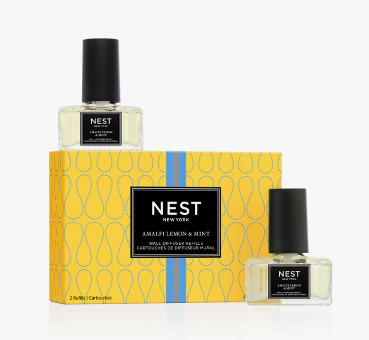 Amalfi Lemon & Mint Wall Diffuser Refill Duo
