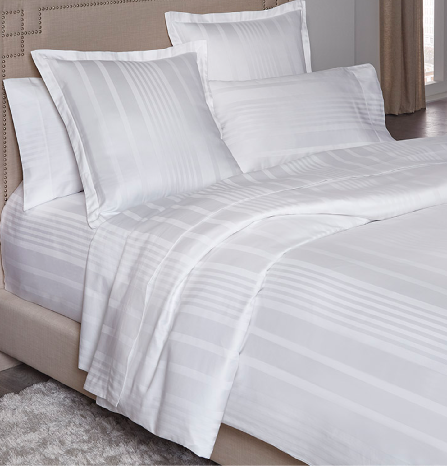 Jacquard Stripe Sheet Set