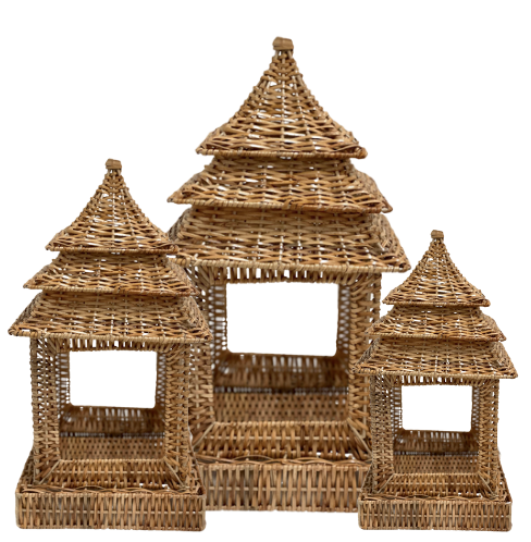 WICKER PAGODAS