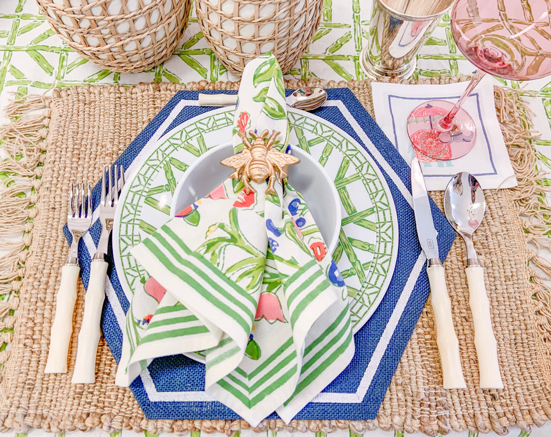 Our Newest Tabletop Linens for Spring