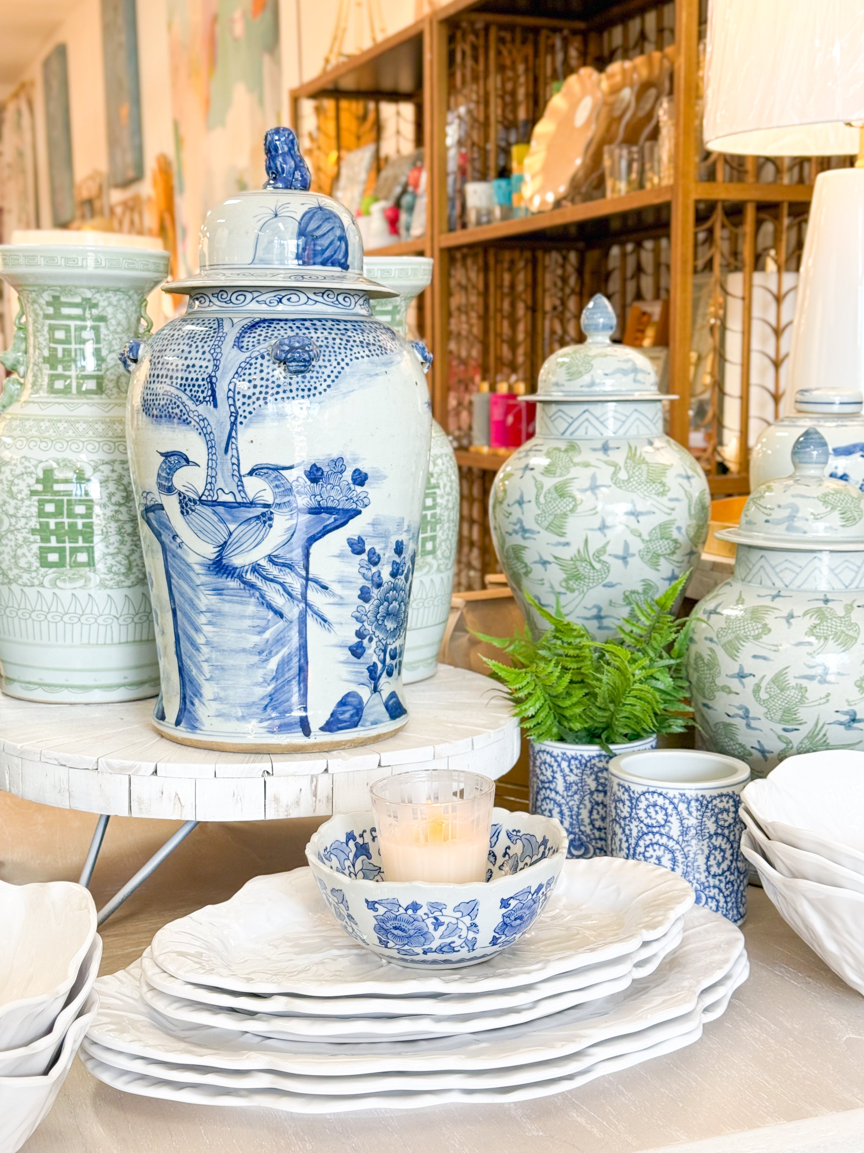 BLUE & WHITE