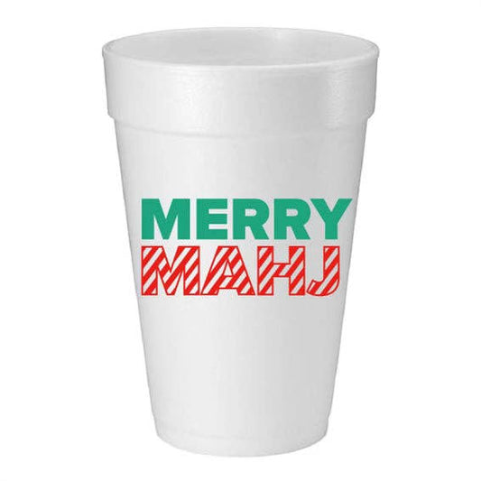 “MERRY MAHJ"  CUPS