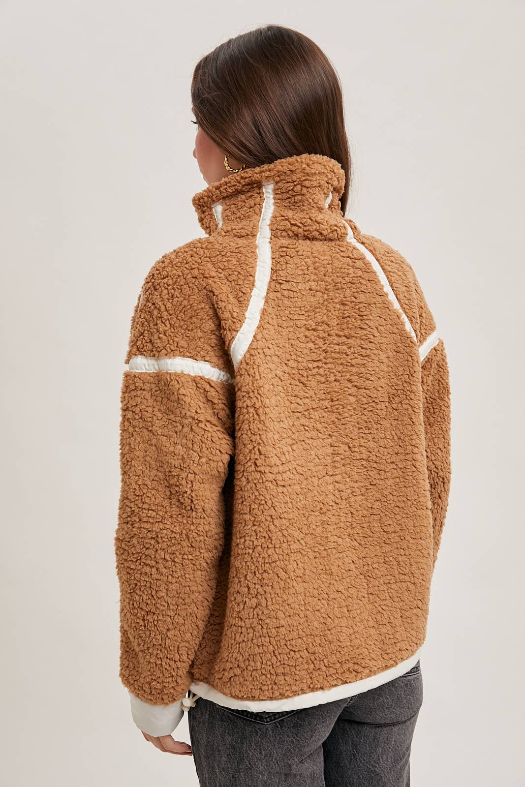 HALF ZIP SHERPA TOP