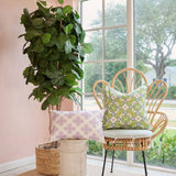 Brushstrokes Lavender Decorative Pillow