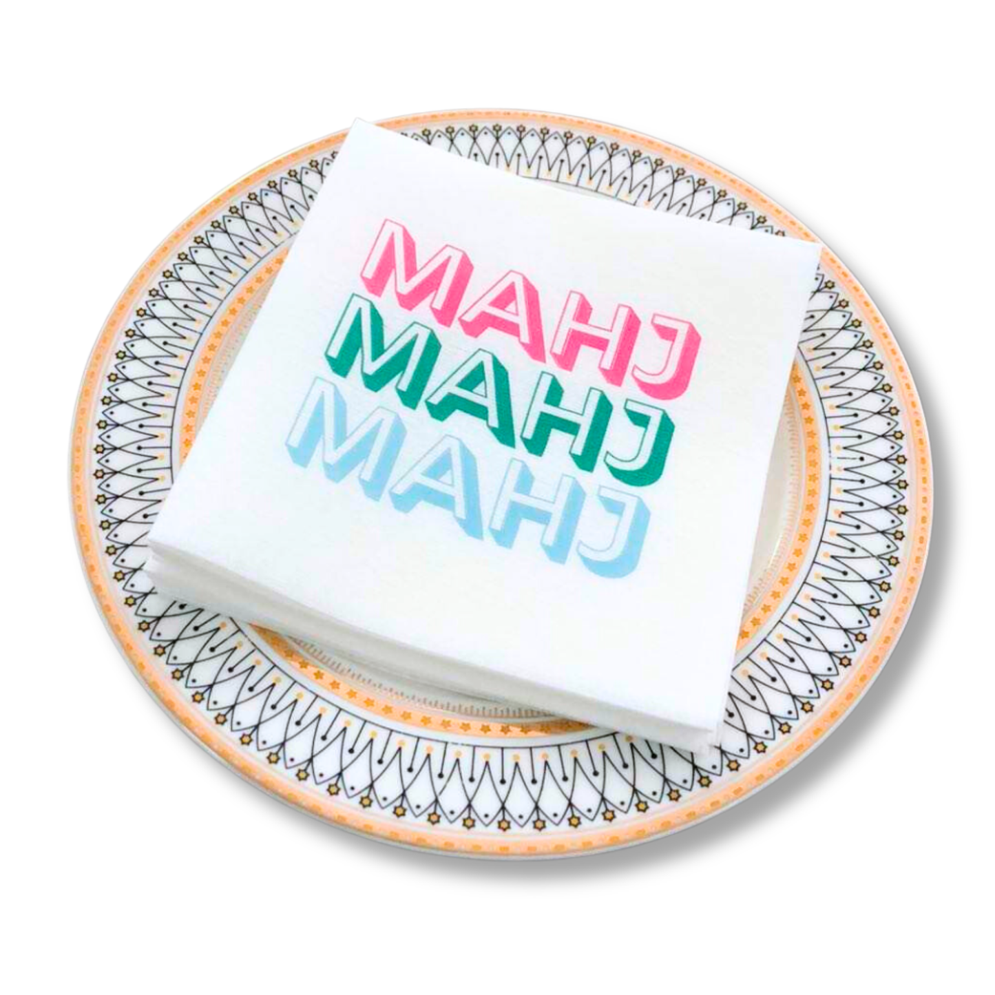 Mahj Cocktail Napkins - 50-Pack