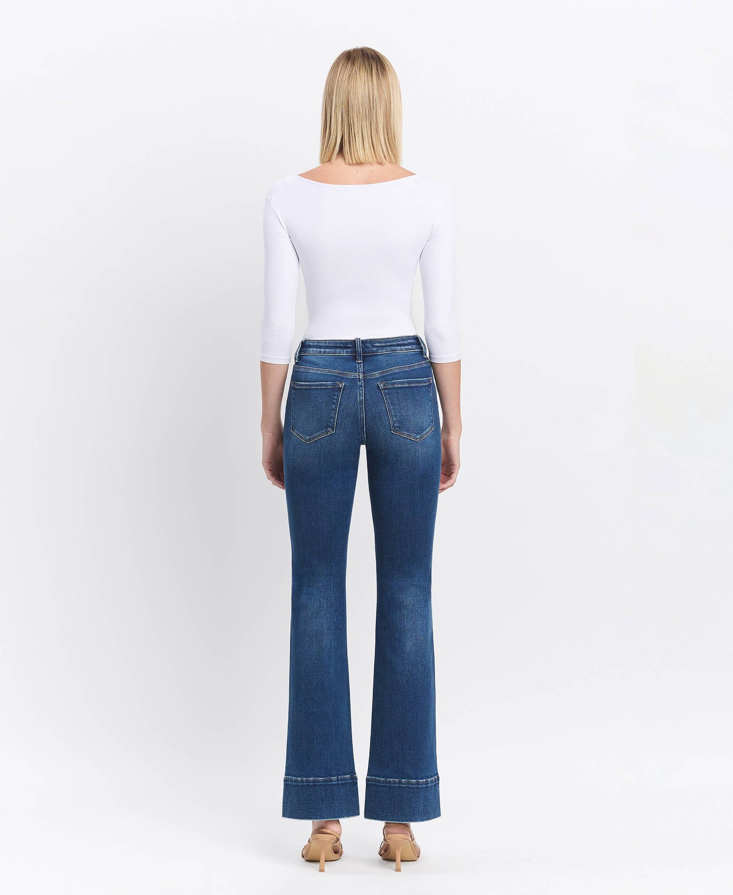 HIGH RISE TROUSER JEANS