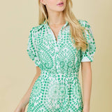 Eyelet Lace Romper