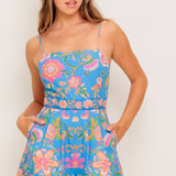 Floral Woven Romper