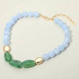 Triple Center Stone Necklace