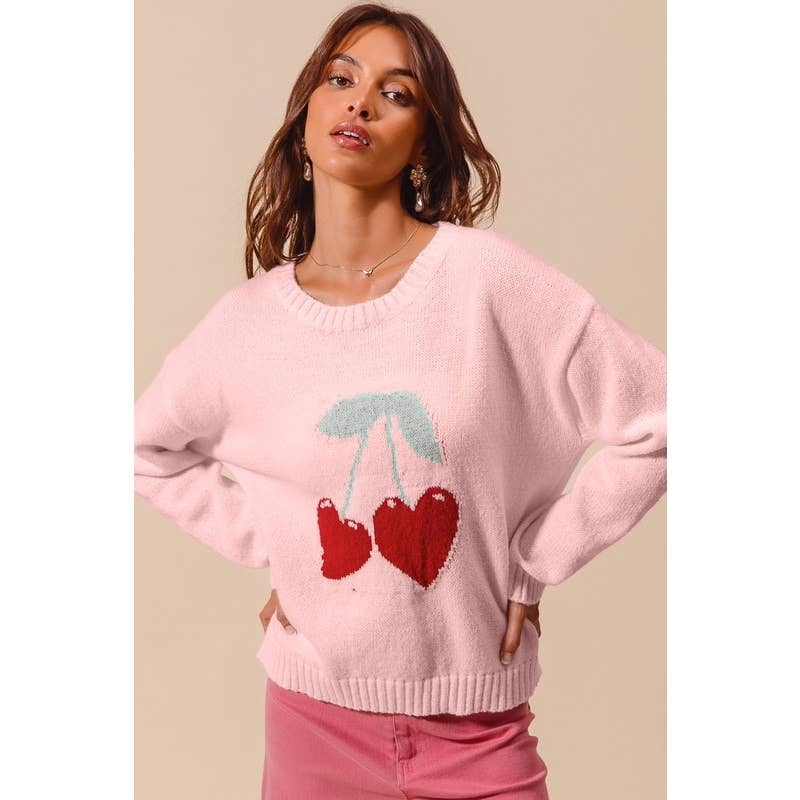 Cherry Heart Sweater