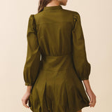 Mandarin Collar Dress