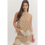 Polka Dot Lace Set