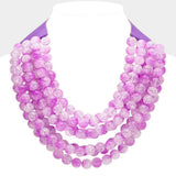 Chunky Acrylic Bead Necklace