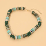 Boho Big Natural Stone Necklace
