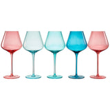 Beaches of St. Barth Wine Glasses S/5