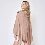 Shoulder Strap Ruana Poncho