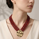 Bold Disc Necklace