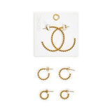 Ball Chain Hoop Earring