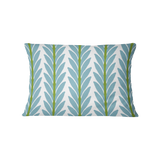 Frond French Blue Pillow