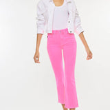 Neon Pink Kick Flare