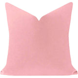 Blush Pink Solid Velvet Pillow