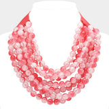 Chunky Acrylic Bead Necklace