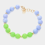 Chunky Lucite Ball Beaded Necklace