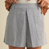 STRIPED HIGH WAIST SKORT