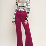 Faux suede pant