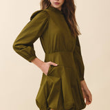 Mandarin Collar Dress