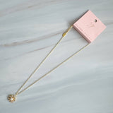 Golden Glow Blossom Necklac