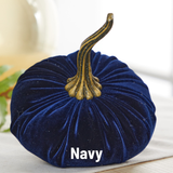 Large Velvet Pumpkin