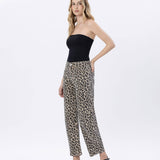 LEOPARD PRINT BARREL JEANS