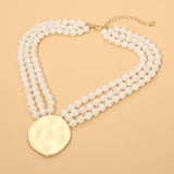 Bold Disc Necklace