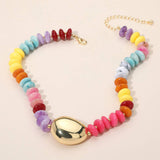 Chunky Pebble Resin Necklace